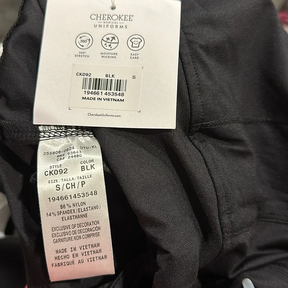 NWT Cherokee Form Mid-Rise Jogger Scrub Pant - Small - Picture 10 of 12